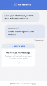 Podium ROI