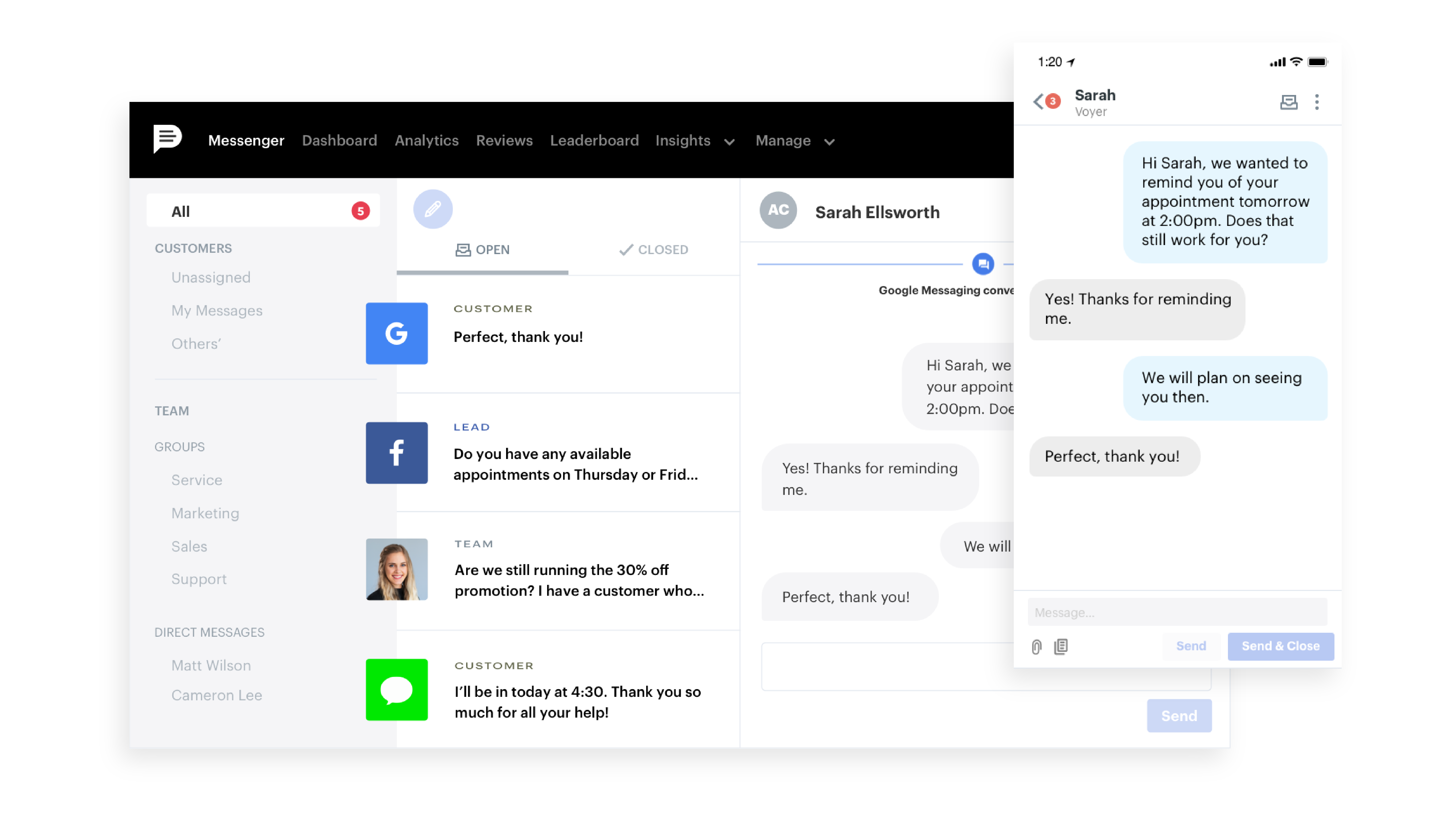 Podium In-ProductMessenger